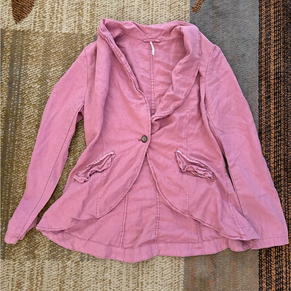 Free People Women's Pink Jacket